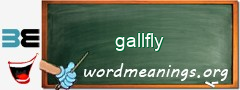 WordMeaning blackboard for gallfly